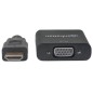 Manhattan HDMI to VGA Black Manhattan HDMI to VGA Black