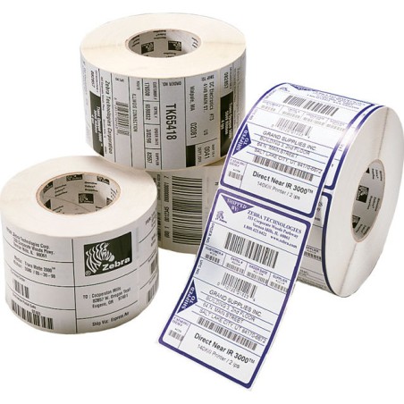 Zebra Label Roll 102x76mm - Perfekt til Præcis Udskrivning, Varenr. 3006320