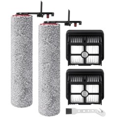 Dreame H15 Pro Heat Accessory Kit – 2 Roller Brushes, 2 HEPA Filters and 1 Cleaning Brush for Wet/Dry Vacuum