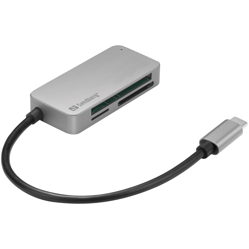 Sandberg USB-C Multi Card Reader Pro Sandberg USB-C Multi Card Reader Pro