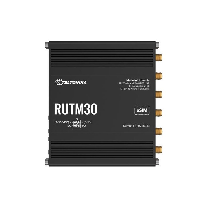 Teltonika Networks RUTM30 (EU) WiFi/5G LTE Teltonika Networks RUTM30 (EU) WiFi/5G LTE
