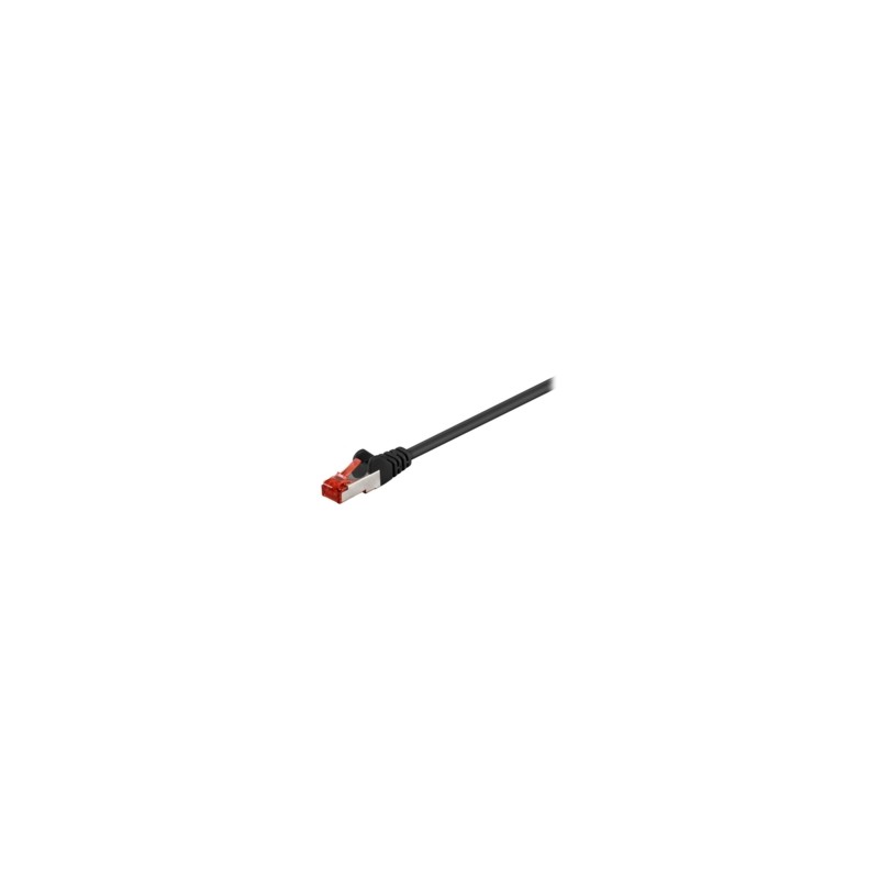 goobay CAT 6 SFTP, PiMF 15m Patchkabel Sort