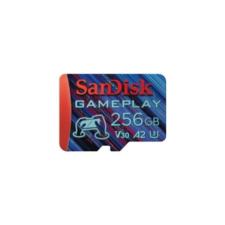 SanDisk GamePlay microSDXC UHS-I 256GB - Hurtig 190MB/s Ydeevne til Gaming og Underholdning!