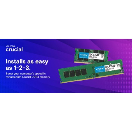 Crucial DDR4 SDRAM 8GB 3200MHz CL22 Ikke-ECC SO DIMM 260-PIN