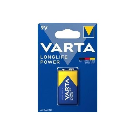 Varta High Energy 9V Standardbatterier 550mAh - Pålidelig kraft til alle dine enheder!