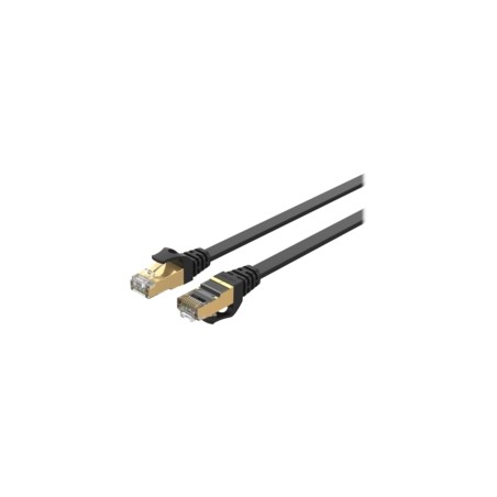 Unitek C1897BK Series CAT 7 Afskærmet Par Snoet Kabel SSTP 10m - Høj Kvalitet, Hurtig Transmission, Sort Patchkabel