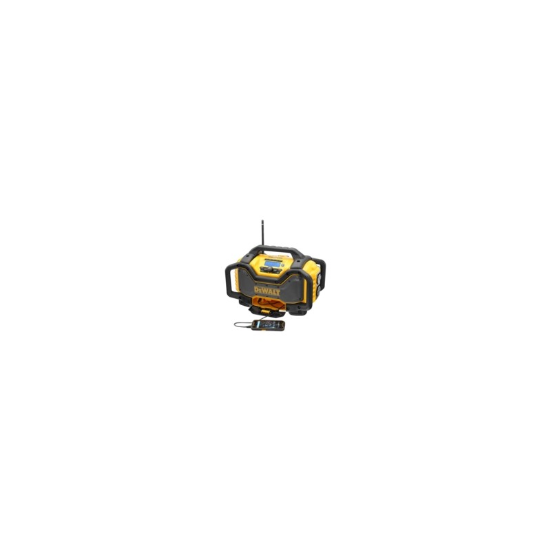 DeWALT DCR027-QW Jobsteds-radio Sort Gul DeWALT DCR027-QW Jobsteds-radio Sort Gul