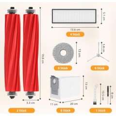 Roborock Qrevo Pro/S/MaxV Accessory Kit – 26-Piece