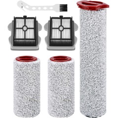 Roborock Dyad Pro/Dyad Pro Combo Reservedelssæt – Rullebørster & Rengøringsbørster (6 stk.) – kompatibelt tilbehør