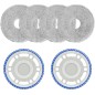 ECOVACS Deebot T30 Pro Omni Mop Cloths 4 pcs. with 2 Holders – compatible accessory