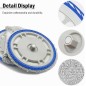 ECOVACS Deebot T30 Pro Omni Mop Cloths 4 pcs. with 2 Holders – compatible accessory