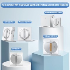 ECOVACS Winbot W2 PRO Omni Rengøringsklude 16 stk – kompatibelt mikrofibertilbehør