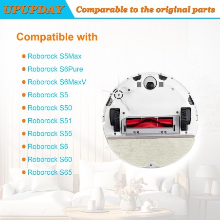 Roborock S5 Max / S6 / S50 / S55 Accessory Kit 14pcs – Compatible Maintenance Kit