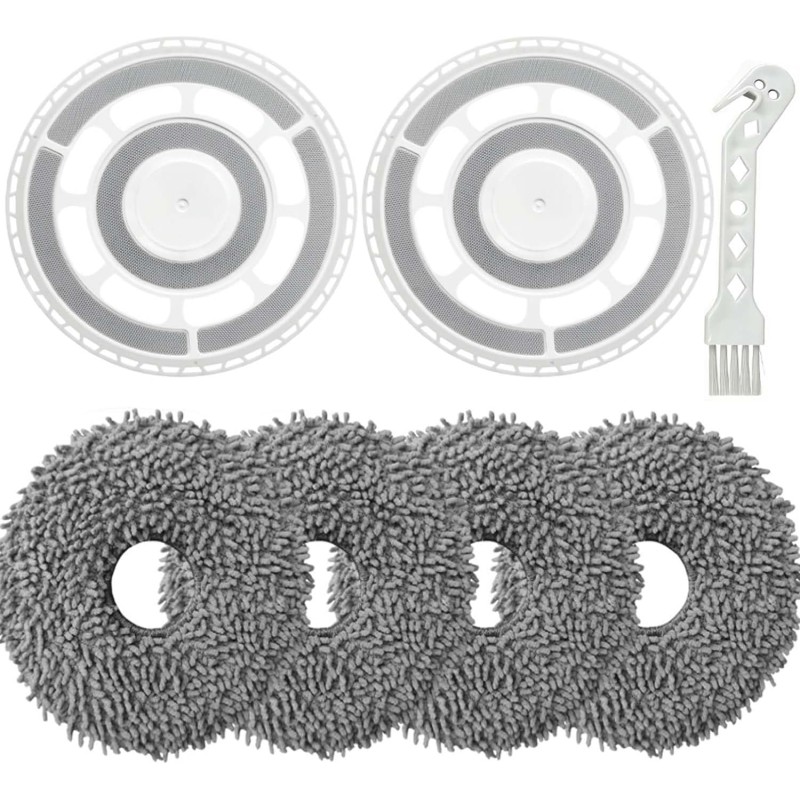 Roborock Qrevo Mop Cloths with Replacement Holder – compatible accessory