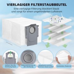 Roborock S8 MaxV Ultra 25-delt tilbehørssæt – kompatibelt tilbehør