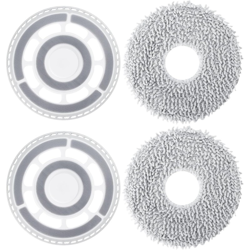 Roborock QRevo Curv/Edge Mop Cloths with Holder – compatible accessory Roborock QRevo Curv/Edge Mop Cloths with Holder – compatible accessory