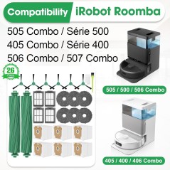iRobot Accessory Kit for iRobot Roomba Plus 505/405 – compatible acces