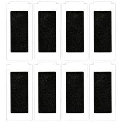 8-pack Vacuum Filters for ECOVACS T30 Pro Omni/T30S/Yeedi M12 Pro – compatible accessory
