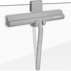 Minismus Bruseskraber med bøjle – 21 cm, grå silikon