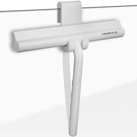 Minismus Bruseskraber med bøjle – 21 cm, hvid silikon