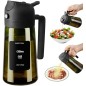 SWEET VIEW Olive Oil Dispenser & Oil Sprayer 2-in-1 – 470 ml Dark Glass