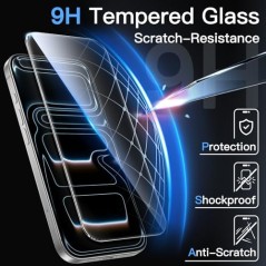 JETech Hærdet Glas Skærmbeskytter til iPhone 17 Pro Max 6,9" – 3-pak