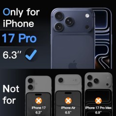 JETech Tempered Glass Screen Protector for iPhone 17 Pro 6.3" – 3-Pack