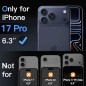 JETech Hærdet Glas Skærmbeskytter til iPhone 17 Pro 6,3" – 3-pak