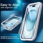 JETech Tempered Glass Screen Protector for iPhone 15 Plus 6.7" HD Clear – 3-Pack JETech Tempered Glass Screen Protector for iPhone 15 Plus 6.7" HD Clear – 3-Pack