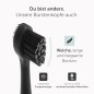 WonderSmile Udskiftningsbørstehoveder til Sonisk Tandbørste, Blød, Sort, 4-pak WonderSmile Udskiftningsbørstehoveder til Sonisk Tandbørste, Blød, Sort, 4-pak