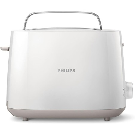 Philips Brødrister 2-skiver HD2581/00 – 8 Bruningsniveauer, Bollerist, Hvid