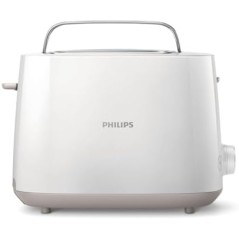 Philips 2-Slice Toaster HD2581/00 – 8 Browning Levels, Bun Warmer, White