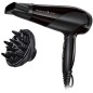 Remington Ionic Hair Dryer D3198 – 2200W, Diffuser and Styling Nozzle, Black