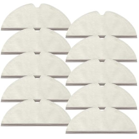 Roborock Mop Pads – 10 pcs Reusable Microfibre Cloths for S4/S5/S6/Q5 Pro/Q8 Max and More