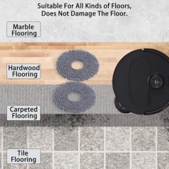 Roborock Q Revo Viskerpuder – 8 stk. moppepuder til Qrevo MaxV/Master/Slim/Pro/Curv/QV 35S/QV 35A