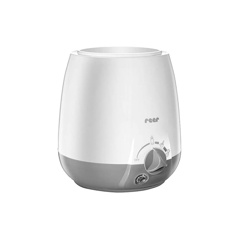 Reer Simply Hot Baby Food Warmer – for Jars and Bottles, White/Grey