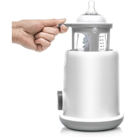 Reer TurboFood Baby Bottle Warmer – Heats in 90 Seconds, White