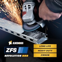 Amboss Werkzeuge ZFS vifteskive Ø125 mm K40 – 10-pak til vinkelsliber