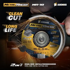 Amboss Werkzeuge Metal Cutting Disc Ø125×1 mm – 25-Pack for Angle Grinder