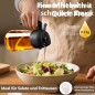 SWEET VIEW 2-in-1 Oil Sprayer for Cooking, 470 ml Glass Bottle – 2 Pack