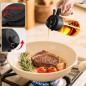 SWEET VIEW 2-in-1 Oil Sprayer for Cooking, 470 ml Glass Bottle – 2 Pack