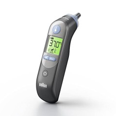Braun ThermoScan 7 Øretermometer Sort – Age Precision og farvekodet display – IRT6520B