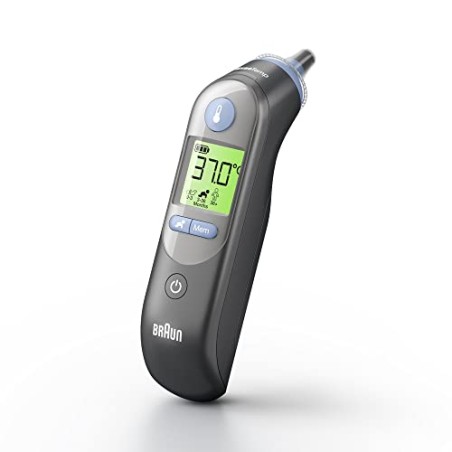 Braun ThermoScan 7 Øretermometer Sort – Age Precision og farvekodet display – IRT6520B