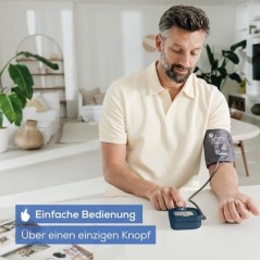 Beurer BM 25 Blodtryksmåler Overarm – Én-knap, arytmidetektion og USB-C