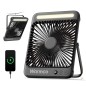 Warmco D4 Campingventilator 20000 mAh – Ultraflad med LED og Krog Warmco D4 Campingventilator 20000 mAh – Ultraflad med LED og Krog