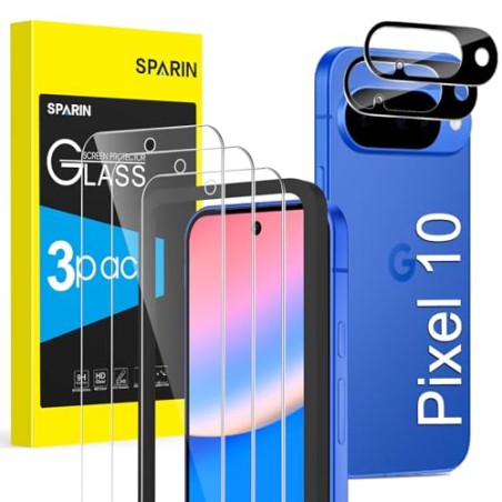 SPARIN Screen Protector for Google Pixel 10 3+2 Pack – compatible accessory