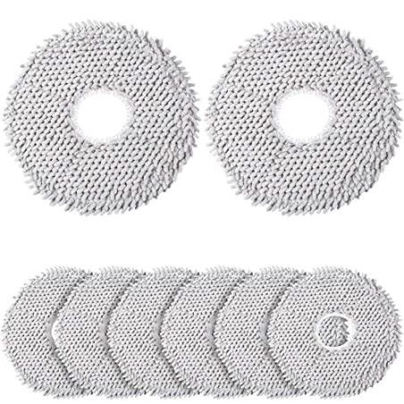 Moppepuder til Xiaomi X10/X20 & Dreame L10s/L20 Ultra – 8 stk. mikrofiber – kompatibelt tilbehør