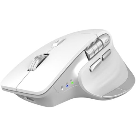 CITLLA PRO MAX E510 Wireless Bluetooth Mouse – Rechargeable, Multi-Device, White