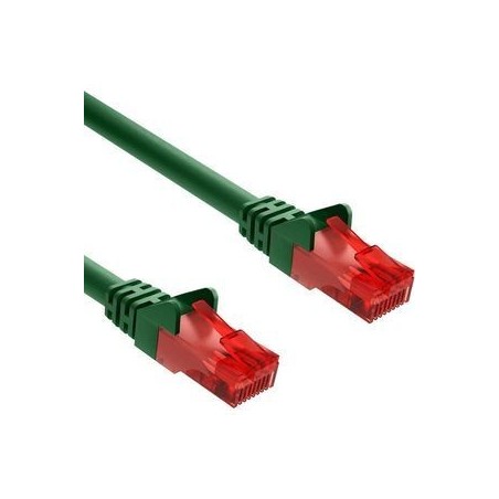 Goobay CAT 6 UUTP CCA 1m Grønt - Højkvalitets Netværkskabel med Hurtig Dataoverførsel!