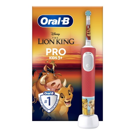 Oral-B Vitality Pro D103 Kids - Fantastisk elekrisk tandbørste med Løven Kanga for sundere smil! Varenr. 8700216423410